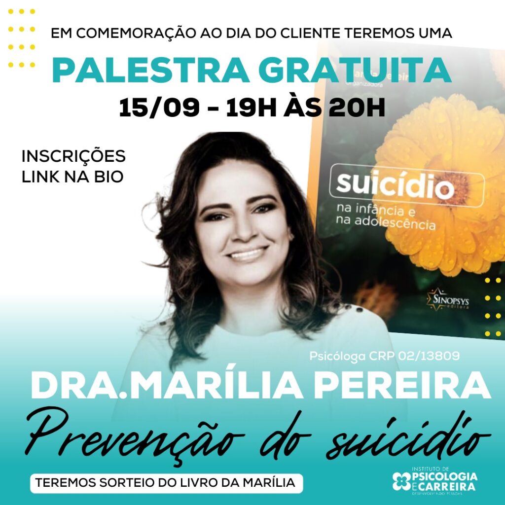 Palestra Prevenção do Suicídio com Marília Pereira